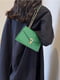 Зелена класична сумка крос-боді на ланцюжку | 6783451 | фото 8