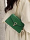 Зелена класична сумка крос-боді на ланцюжку | 6783451 | фото 9