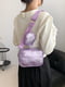 Фіолетова сумка крос-боді з гаманцем | 6783460 | фото 3
