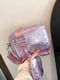 Фіолетова сумка крос-боді з гаманцем | 6783460 | фото 5