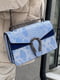 Блакитна сумка крос-боді з залізною підковою | 6783471 | фото 2