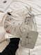 Біла сумка крос-боді з декором | 6783510 | фото 3