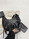 Чорна сумка крос-боді з декором | 6783516 | фото 7