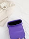 Фіолетова сумка крос-боді на ремінці з маленькою ручкою | 6783536 | фото 6