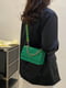 Зелена сумка на широкому ремінці | 6783541 | фото 5