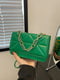 Зелена сумка на широкому ремінці | 6783541 | фото 7