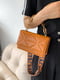 Оранжева сумка на широкому ремінці | 6783542 | фото 7