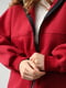 Трикотажный бордовый костюм: толстовка оверсайз и джоггеры | 6774059 | фото 5