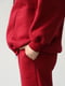 Трикотажний бордовий костюм: толстовка оверсайз та джогери | 6774059 | фото 6