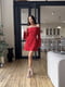 Елегантна червона сукня з відкритими плечима | 6789076 | фото 2