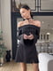 Елегантна чорна сукня з відкритими плечима | 6789078 | фото 2