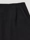 Черная твидовая юбка с теплым начесом | 6789258 | фото 4