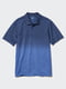 Синяя футболка-поло с быстросохнущей технологей Dry-Ex | 6789320 | фото 2