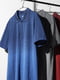 Синяя футболка-поло с быстросохнущей технологей Dry-Ex | 6789320 | фото 4
