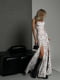Максі сукня із софту колір білий | 6789714 | фото 7