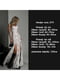 Максі сукня із софту колір білий | 6789714 | фото 8