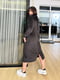Тепла сукня на флісі колір чорний | 6789718 | фото 4