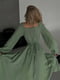 Сукня з мусліну колір оливка  | 6789721 | фото 9