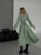 Сукня з мусліну колір оливка  | 6789722 | фото 7