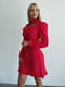 Сукня із софту колір червоний  | 6789731 | фото 2