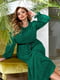Сукня із шифону колір зелений  | 6789744 | фото 3