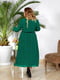 Сукня із шифону колір зелений  | 6789744 | фото 4