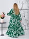 Сукня вільного крою колір зелений  | 6789792 | фото 4