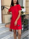 Сукня вільного крою колір червоний  | 6789796