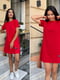 Сукня вільного крою колір червоний  | 6789796 | фото 2