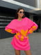 Сукня вільного фасону колір рожевий  | 6789825 | фото 2