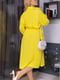 Вільна сукня із софту колір жовтий  | 6789948 | фото 4