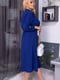 Вільна сукня із софту колір синій  | 6789951 | фото 2