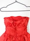 Червона міні-сукня без бретелей | 6790295 | фото 5