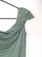 Сукня кольору хакі з розрізом збоку | 6790522 | фото 2