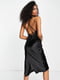 Облягаюча чорна сукня з відкритою спинкою | 6790544 | фото 3