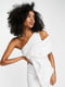 Біла облягаюча сукня на одне плече оригінального дизайну | 6790700 | фото 3