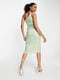 Зелена сукня з асиметричною спідницею | 6790723 | фото 3