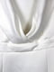 Приталена біла сукня-міді з глибоким декольте | 6790869 | фото 4