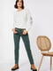 Зелені прямі джинси | 6790871 | фото 3