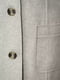 Однобортне сіре пальто з накладними кишенями | 6790888 | фото 4