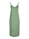 Сукня кольору хакі з розрізом збоку | 6791045 | фото 2