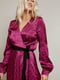Фіолетова сукня-максі на запах | 6791065 | фото 4