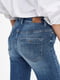 Сині джинси скінні з потертостями | 6791181 | фото 4