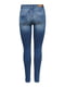 Сині джинси скінні з потертостями | 6791181 | фото 6