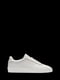 Білі шкіряні кеди на шнурівці | 6791196 | фото 3