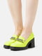 Туфлі неонового салатового кольору з ланцюжком Call It Spring Noella | 6791200 | фото 4