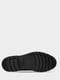 Чорні шкіряні черевики на шнурівці | 6791281 | фото 2