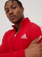 Олімпійка adidas Aeroready essentials 3-stripes червона | 6791321 | фото 2