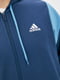 синя спортивна кофта-олімпійка adidas m rib | 6791330 | фото 3