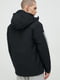 Утеплена чорна куртка adidas Utilitas 3-Stripes | 6791344 | фото 2